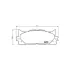 Колодки гальмівні дискові передние Toyota Camry (ACV40, ACV50), Rav IV 2.4, 3.0 (06-)Lexus ES350 3.5 V6 (06-) NISSHINBO HELLA PAGID NP1015 (фото 1)