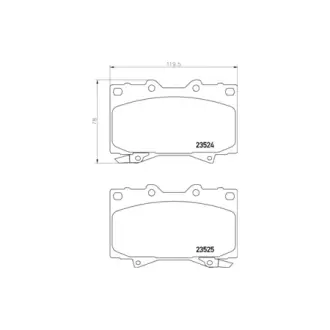 Колодки дискового тормоза HELLA PAGID NP1018