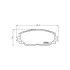 Колодки гальмівні дискові передние Toyota Auris,Corollla 1.3, 1.4, 1.6, 2.0 (07-),RAV 4 2.5 (12-) NISSHINBO HELLA PAGID NP1019 (фото 1)