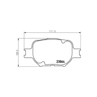 Колодки дискового тормоза HELLA PAGID NP1021