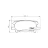 Гальмівні колодки LEXUS/TOYOTA RX/Harrier "R "00-15 HELLA PAGID NP1028 (фото 1)