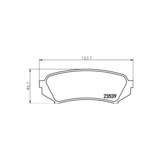 Гальмівні колодки TOYOTA Land Cruiser 100 (J100) -07 HELLA PAGID NP1029
