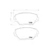 Гальмівні колодки TOYOTA Rav4 "F "00-"05 HELLA PAGID NP1036 (фото 1)
