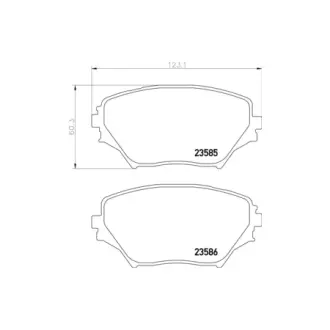 Гальмівні колодки TOYOTA Rav4 "F "00-"05 HELLA PAGID NP1036
