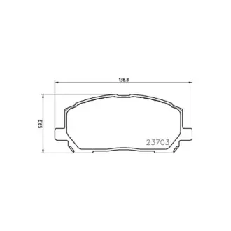 Колодки дискового тормоза HELLA PAGID NP1041