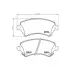 Колодки гальмівні дискові передние Toyota Corolla 1.4, 1.6, 1.8, 2.0 (02-07) NISSHINBO HELLA PAGID NP1049 (фото 1)