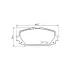 Гальмівні колодки TOYOTA Yaris/Prius \'\'F "06>> HELLA PAGID NP1060 (фото 1)