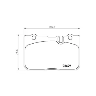 Колодки гальмівні дискові передні Lexus LS 400 (94-97) NISSHINBO HELLA PAGID NP1063