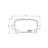 Колодки гальмівні дискові передние Lexus RX 300(00-03)/Toyota Camry 2.4, 3.0 (01-06) NISSHINBO HELLA PAGID NP1065 (фото 1)