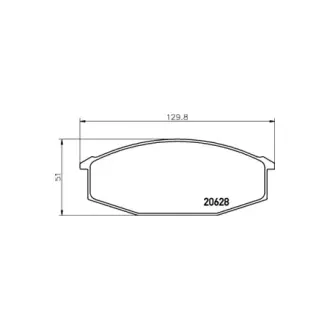 Колодки дискового тормоза HELLA PAGID NP1085