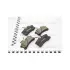 Колодки гальмівні дискові задні Toyota Avensis, Corolla 1.4, 1.6, 1.8, 2.0 (99-03) NISSHINBO HELLA PAGID NP1103 (фото 2)