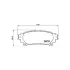 Колодки гальмівні дискові задні Lexus 270, 350, 450h (08-15)/Toyota Highlander 2.0, 3.5 (15-) NISSHINBO HELLA PAGID NP1111 (фото 1)