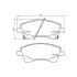 Колодки гальмівні дискові передние Toyota Auris, Avensis, Verso 1.6, 1.8, 2.0 (08-) NISSHINBO HELLA PAGID NP1119 (фото 1)