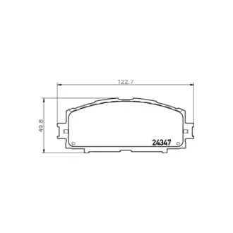 Колодки гальмівні дискові передние Toyota Yaris 1.3, 1.5 (12-) NISSHINBO HELLA PAGID NP1128