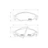 Колодки гальмівні дискові передние Toyota Yaris 1.0, 1.3, 1.5 (01-05) NISSHINBO HELLA PAGID NP1130 (фото 1)