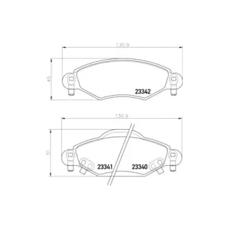 Колодки гальмівні дискові передние Toyota Yaris 1.0, 1.3, 1.5 (01-05) NISSHINBO HELLA PAGID NP1130