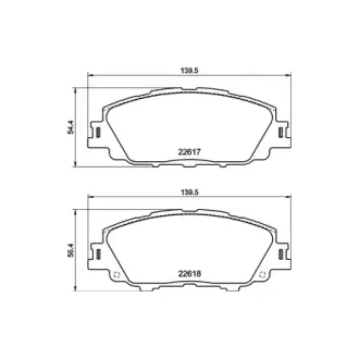 Колодки гальмівні дискові передні Toyota Corolla (E21) (19-) NISSHINBO HELLA PAGID NP1176