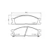 Колодки гальмівні дискові передние Nissan Pathfinder, Pick Up 2.4, 2.7, 3.2 (98-) NISSHINBO HELLA PAGID NP2008 (фото 1)