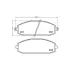Колодки гальмівні дискові передні Nissan Patrol 3.0, 4.2, 4.8 (00-) (NP2026) NISSHINBO NISSHINBO HELLA PAGID NP2026SC (фото 1)