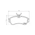 Гальмівні колодки NISSAN Almera/Primera "F "90-06 HELLA PAGID NP2053 (фото 1)