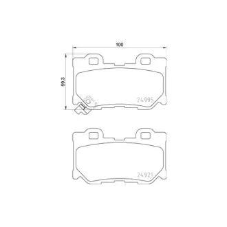 Колодки дискового тормоза HELLA PAGID NP2057