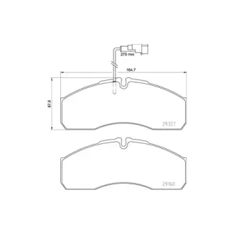 Колодки гальмівні дискові Nissan Cabstar (06-13) NISSHINBO HELLA PAGID NP2092SC