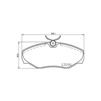 Колодки гальмівні дискові Nissan Primastar (02-), Renault Trafic II (01-) NISSHINBO HELLA PAGID NP2098