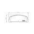 Колодки гальмівні дискові задні Mazda 6 1.8, 2.0, 2.2 (07-) NISSHINBO HELLA PAGID NP5004 (фото 1)