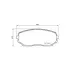 Гальмівні колодки FORD /LINCOLN/MAZDA Edge/MKX/CX-7/CX-9 "F "06>> HELLA PAGID NP5015 (фото 1)