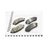 Колодки гальмівні дискові передние Suzuki Swift/Mazda 2/ Daihatsu Materia 1.2, 1.3, 1.5, 1.6 (06-) NISSHINBO HELLA PAGID NP5029 (фото 2)