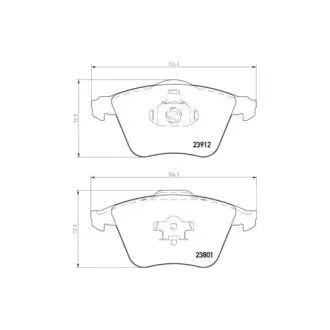 Колодки гальмівні дискові передние Mazda 3, 5 1.4, 1.6, 1.8, 2.0 (04-)  NISSHINBO HELLA PAGID NP5033