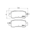 Колодки гальмівні дискові Mazda CX-3 (DK) (15-) NISSHINBO HELLA PAGID NP5052 (фото 1)