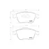 Колодки гальмівні дискові передні Ford Galaxy (06-15)/Mondeo (07-15)/S-Max (06-14)/Citroen C5(01-)/Peugeot 407 SW (04-10) NISSHINBO HELLA PAGID NP5077 (фото 1)