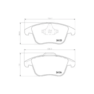 Колодки гальмівні дискові передні Ford Galaxy (06-15)/Mondeo (07-15)/S-Max (06-14)/Citroen C5(01-)/Peugeot 407 SW (04-10)  NISSHINBO HELLA PAGID NP5077