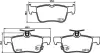 Колодки гальмівні дискові задні Ford Galaxy III (15-), Focus IV (18-), Mondeo V (12-), S-Max (15-) NISSHINBO HELLA PAGID NP5088 (фото 1)