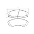 Гальмівні колодки HUYNDAI/KIA H-1 "F "08>> HELLA PAGID NP6005 (фото 1)