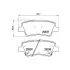 Гальмівні колодки HYUNDAI/KIA Accent/i20/i30/i40/Ceed/Cerato/Rio \'\'R HELLA PAGID NP6020 (фото 1)