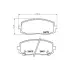 Колодки гальмівні дискові передние Hyundai i10/Kia Picanto 1.0, 1.1 (07-) NISSHINBO HELLA PAGID NP6024 (фото 1)
