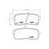 Гальмівні колодки HYUNDAI/KIA H-1 Cargo (TQ); H-1 Travel (TQ); ix55; CARNIVAL / GRAND CARNIV HELLA PAGID NP6033 (фото 1)