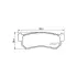 Гальмівні колодки CHEVROLET Lacetti Nubira 05- HELLA PAGID NP6045 (фото 1)