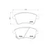 Гальмівні колодки HYUNDAI Venga "F "10>> HELLA PAGID NP6100 (фото 1)