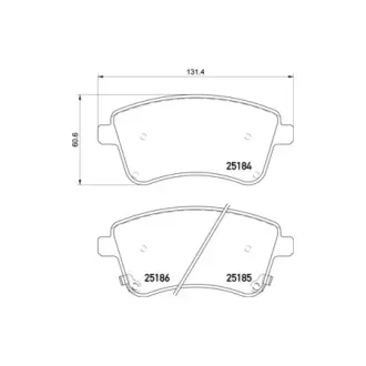 Гальмівні колодки HYUNDAI Venga "F "10>> HELLA PAGID NP6100