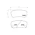 Гальмівні колодки HYUNDAI//KIA i20 \'\'R \'\'05>> HELLA PAGID NP6117 (фото 1)