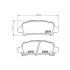 Гальмівні колодки SUBARU Forester/Impreza/Legacy/Outback "R "92-10 HELLA PAGID NP7003 (фото 1)
