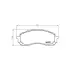 Колодки гальмівні дискові передние Subaru Impreza, Forester, Lagacy 1.6, 2.0 (02-) NISSHINBO HELLA PAGID NP7007 (фото 1)