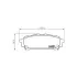 Колодки гальмівні дискові задні Subaru Forester, Impreza 2.0, 2.2, 2.5 (02-) NISSHINBO HELLA PAGID NP7009 (фото 1)