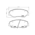 Гальмівні колодки HONDA Accord/Civic/CR-V/Pilot "F "03>> HELLA PAGID NP8004 (фото 1)