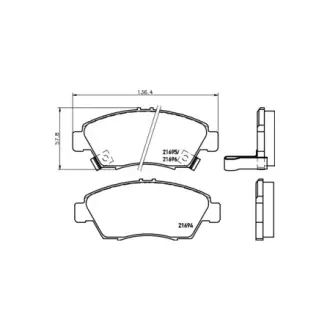 Колодки дискового тормоза HELLA PAGID NP8005