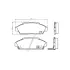 Колодки гальмівні дискові передние Honda Accord IV 1.8, 2.2 (90-93) NISSHINBO HELLA PAGID NP8024 (фото 1)