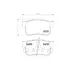Гальмівні колодки HONDA Accord/CR-V "R "01>> HELLA PAGID NP8037 (фото 1)